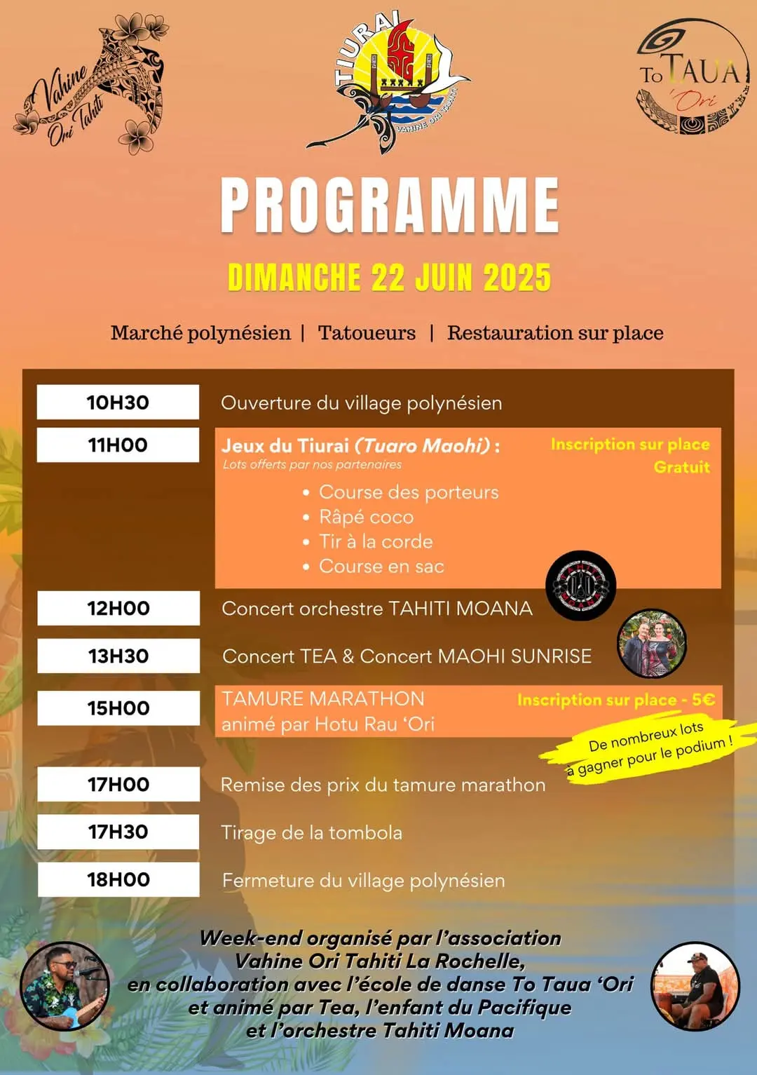 programme 22 juin 2025