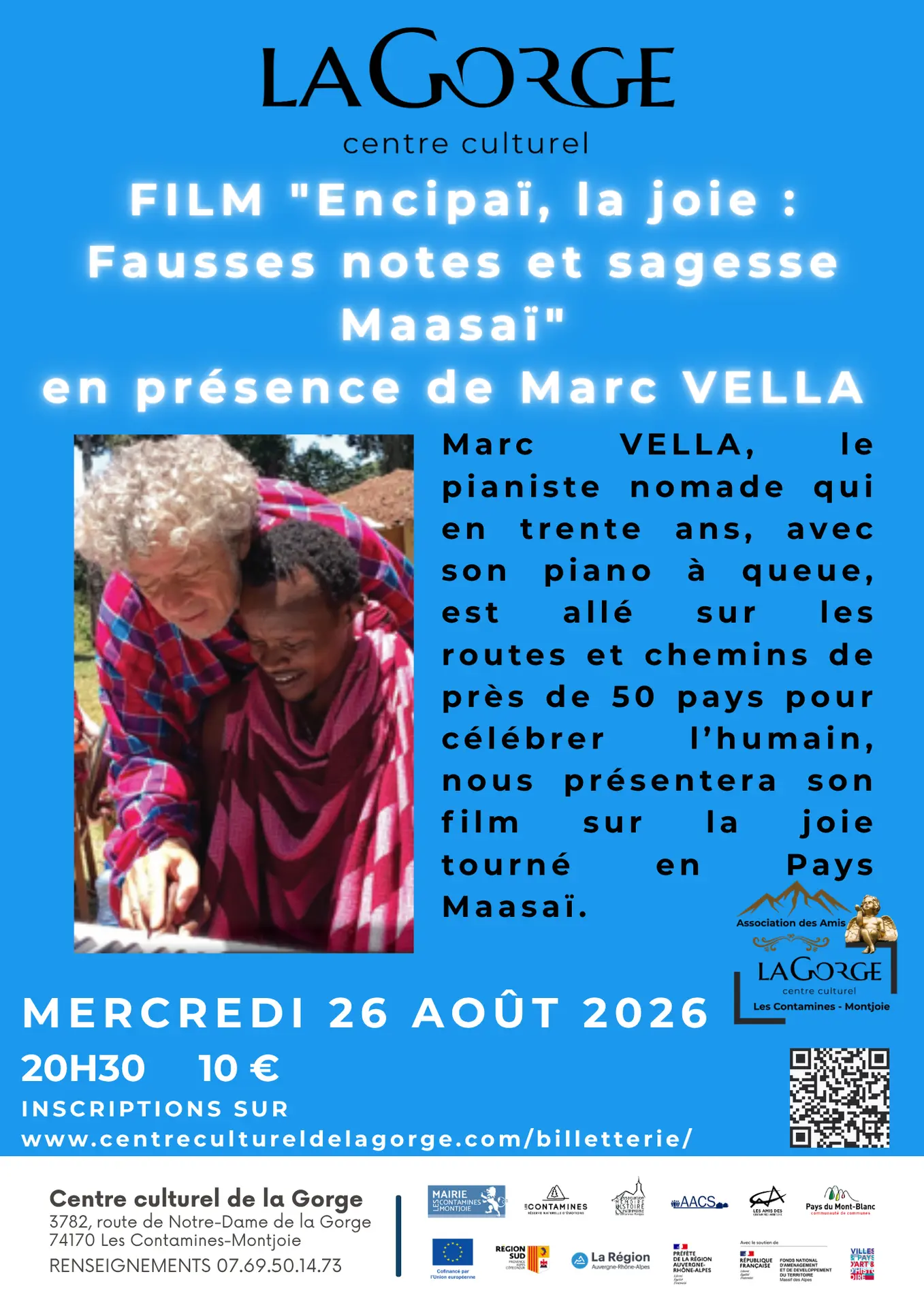 Conférence : «Comment maintenir l’espérance face aux défis du monde actuel ?» par Marie Mullet Abrassart au Centre Culturel de la Gorge_Les Contamines-Montjoie