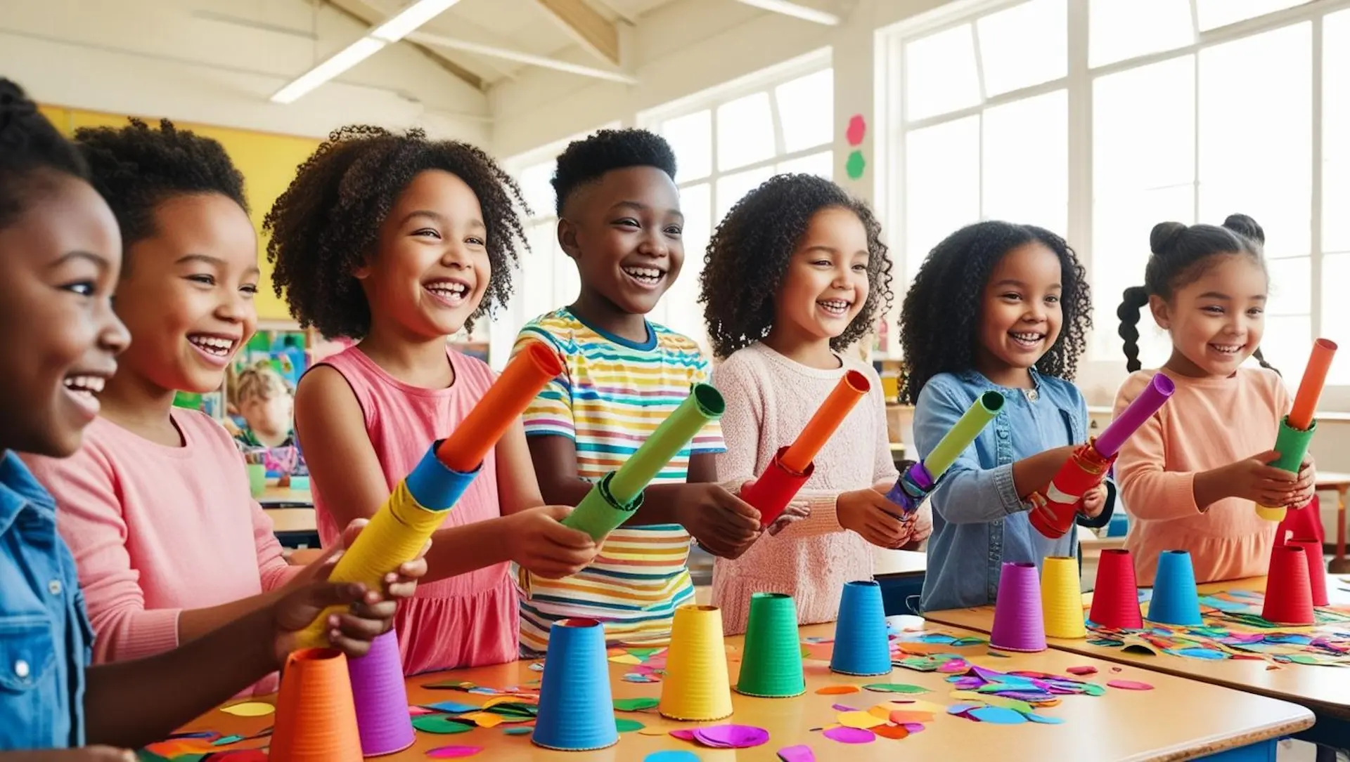 Atelier créatif : canon de confettis