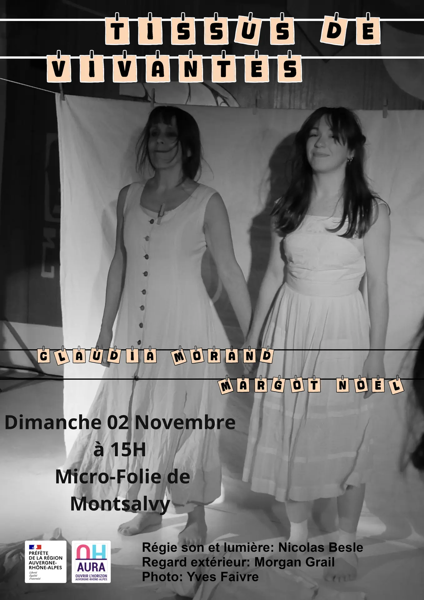 Spectacle : Panier artistique “Tissus de vivant·es” à la Micro-Folie