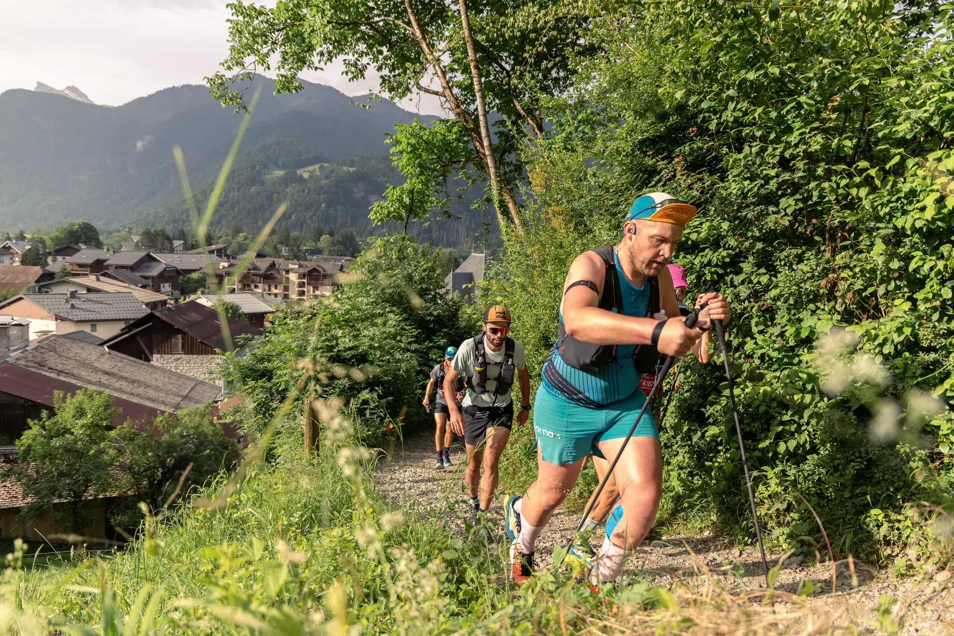 Trail en montagne à Samoëns