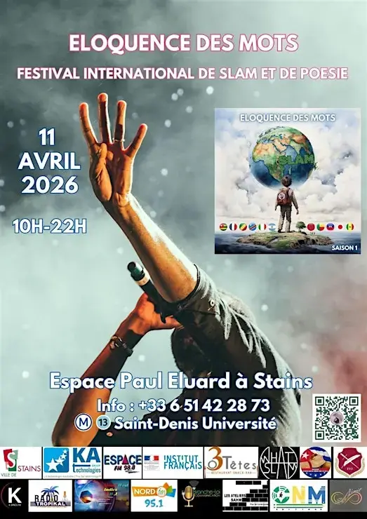 Festival International de Slam et de Poésie Eloquence Des Mots_Stains