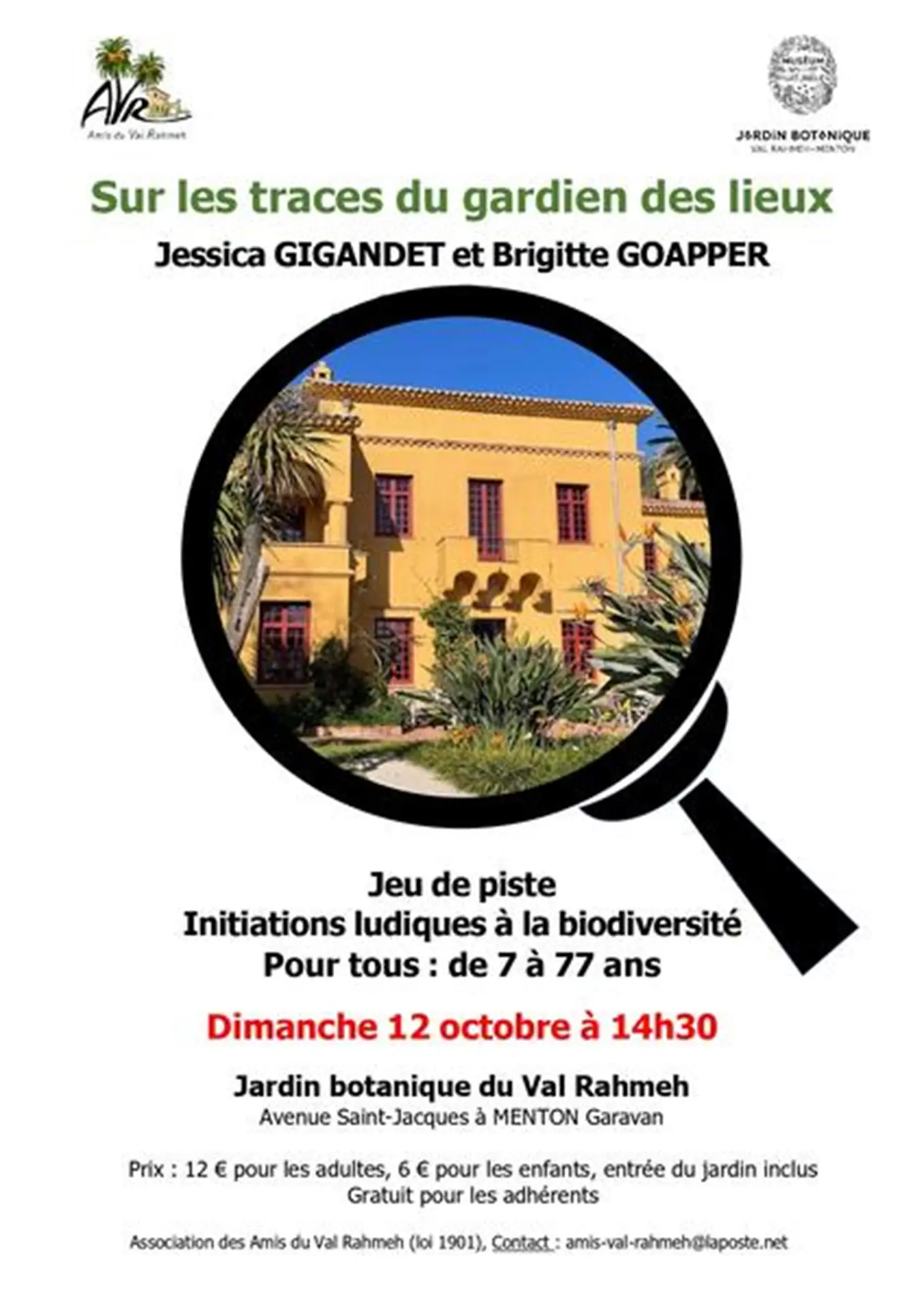 Affiche de la manifestation