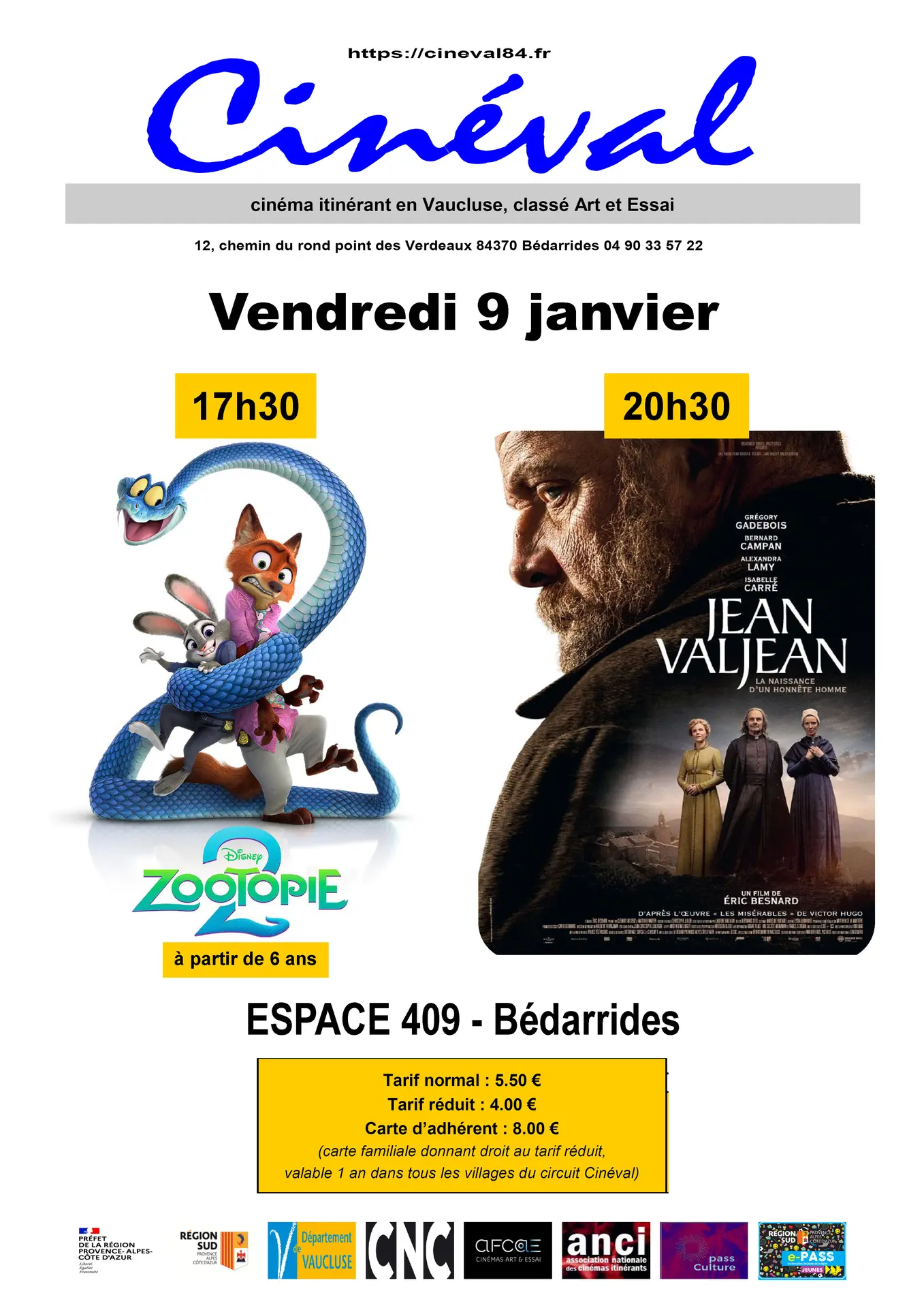 Cinéma - Jean Valjean_Bédarrides