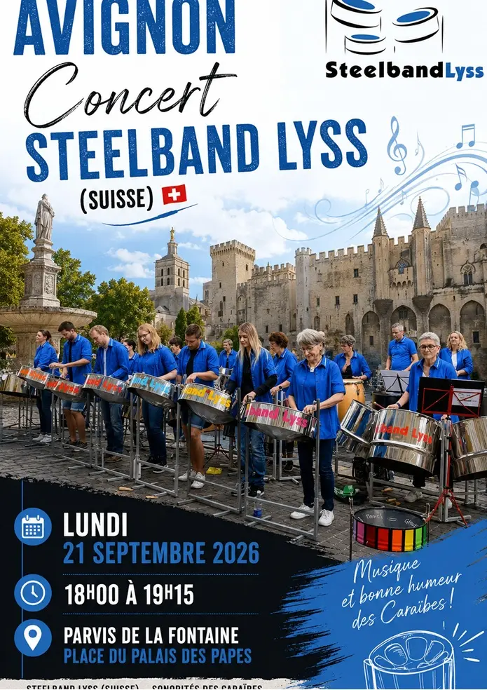 Steelband Lyss en concert_Avignon