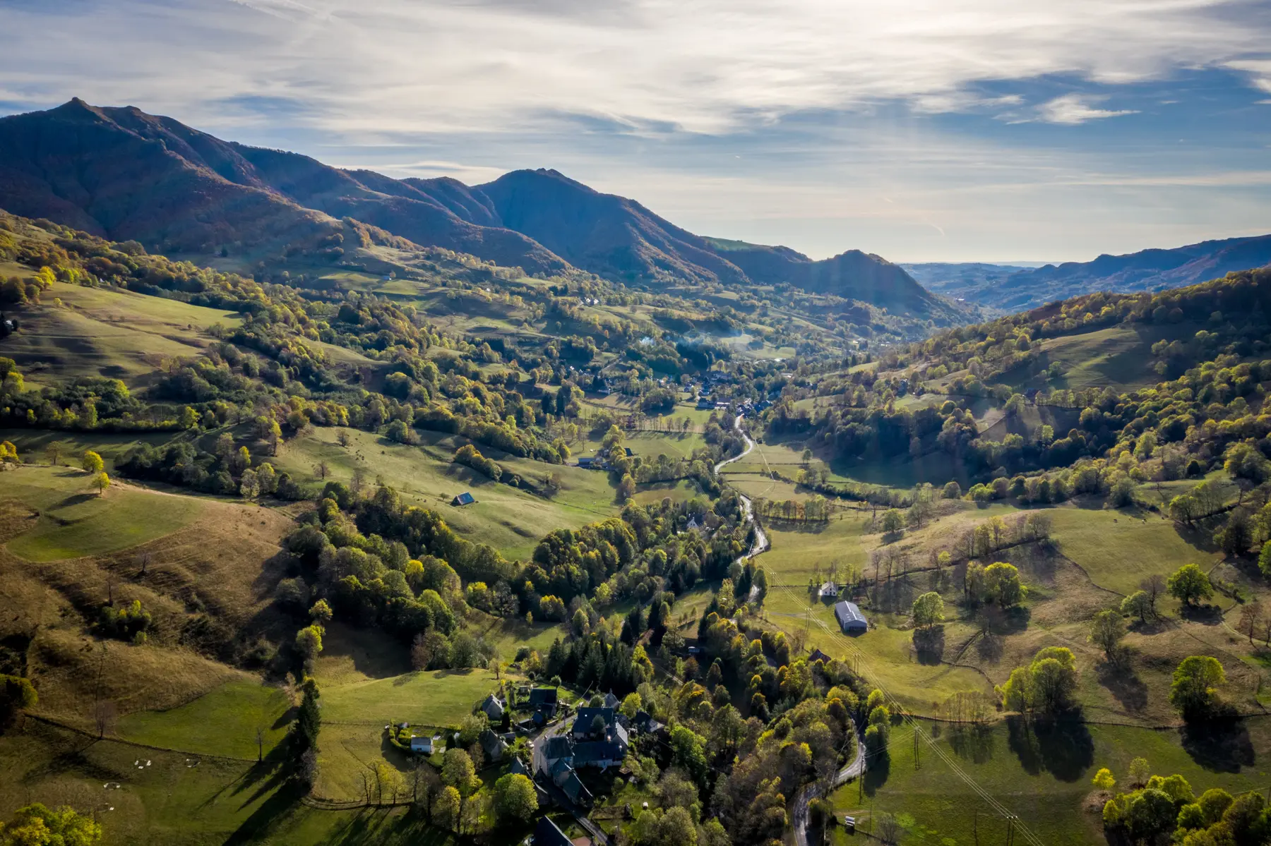 Vue sur les Monts du Cantal