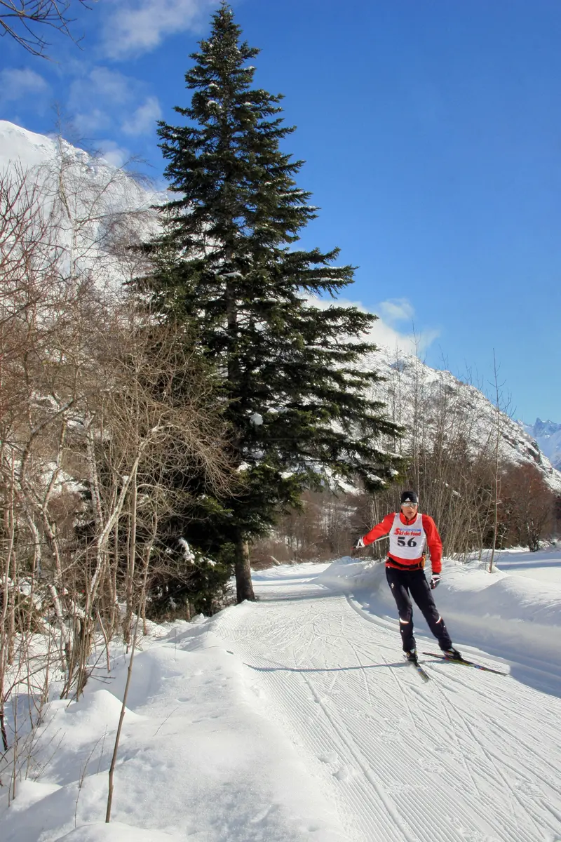 La Valgaude blanche, course de ski de fond dans le Valgaudemar