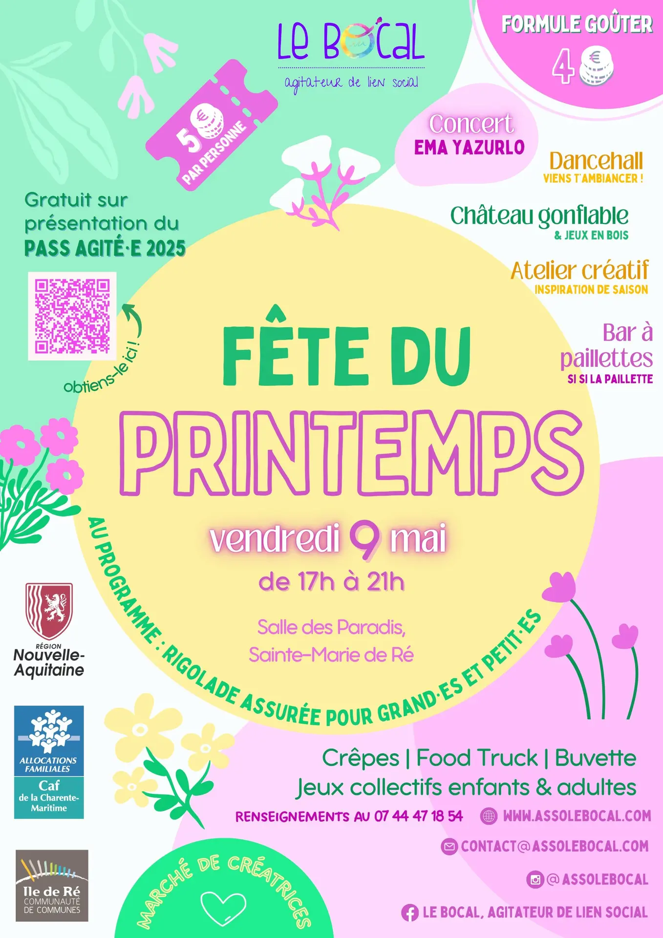 Affiche colorée