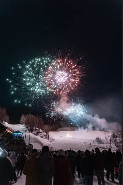 Nouvel an : grand feu d'artifice_Les Orres