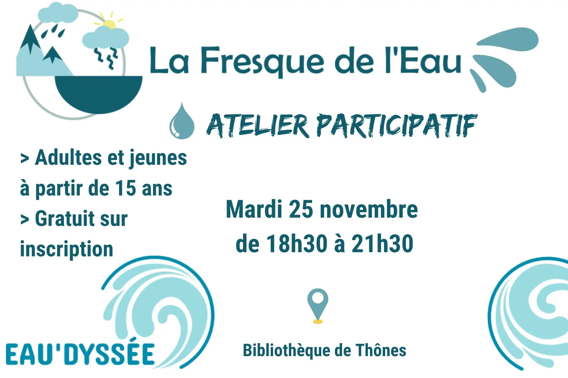 Atelier Fresque de l'eau_Thônes