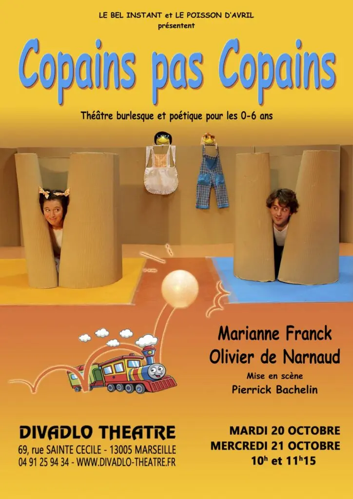 Spectacle pour enfants Copains pas Copains