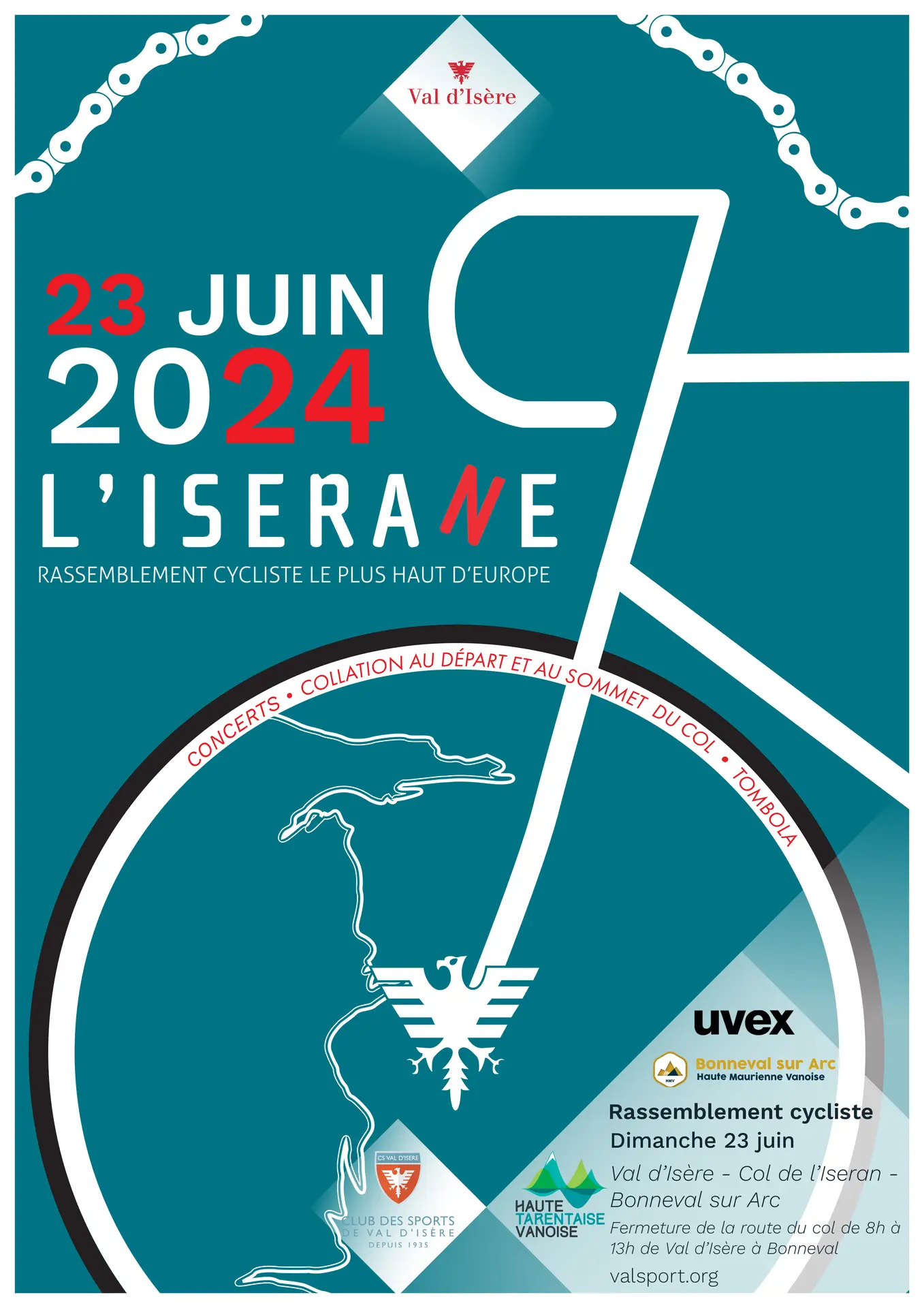 Affiche L'Iserane 2024 - Val d'Isère