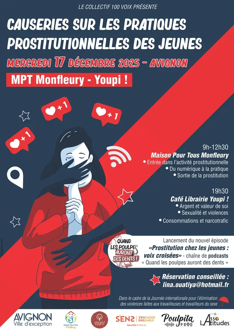 Causeries sur les pratiques prostitutionnelles des jeunes_Avignon