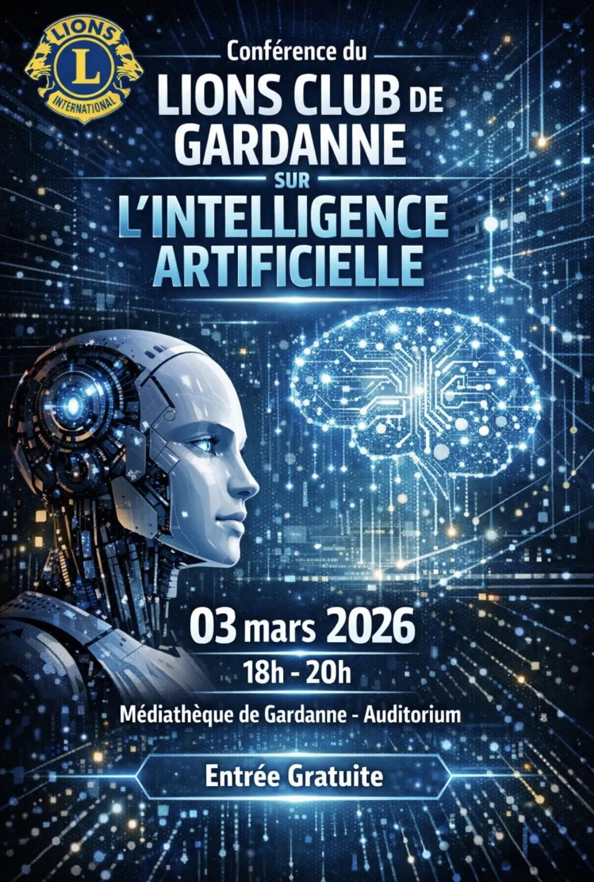 Conférence du Lions Club sur l'Intelligence Artificielle_Gardanne