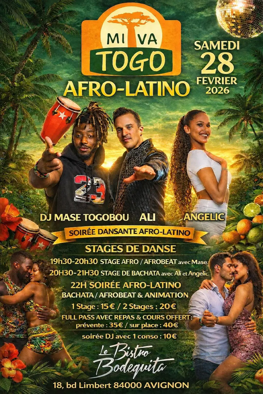 Soirée dansante afro-latino_Avignon