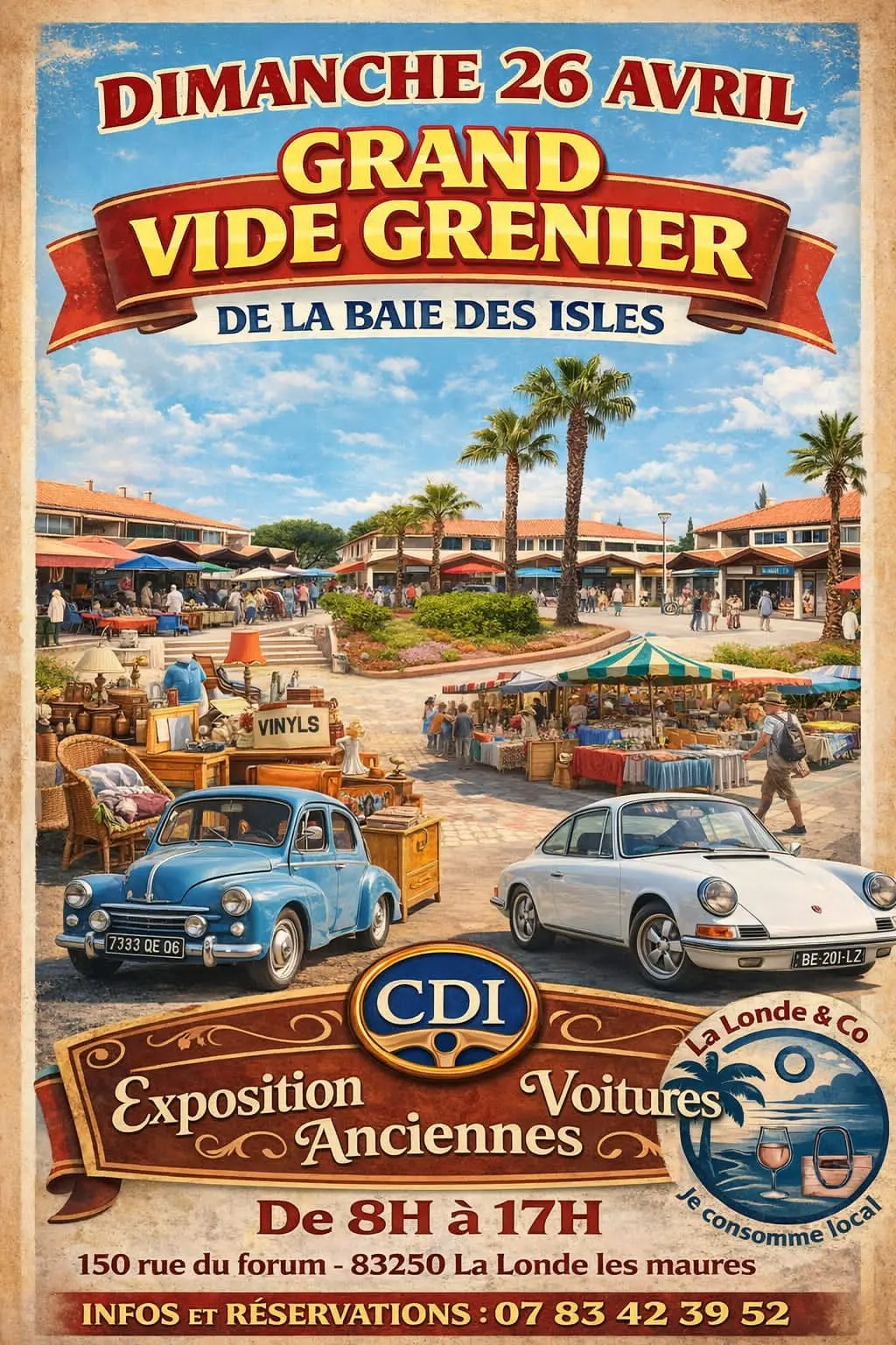 Les vide-greniers en Méditerranée Porte des Maures