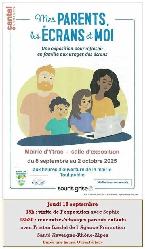Exposition : Mes parents, les écrans et moi