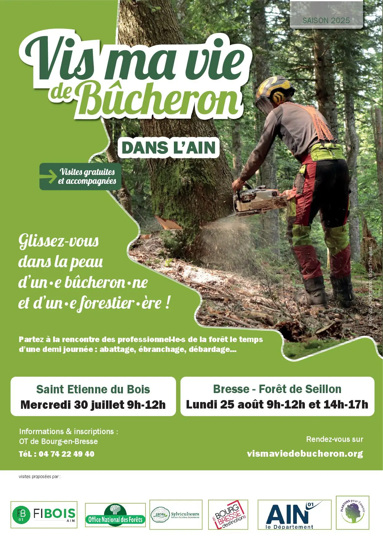 Affiche Vis ma vie de bûcheron
