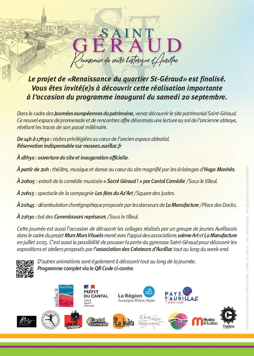 Inauguration du quartier Saint Géraud