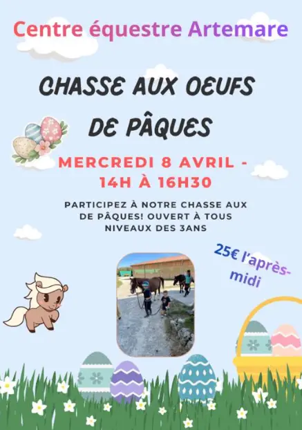 Chasse aux oeufs - Centre Equestre d'Artemare_Artemare