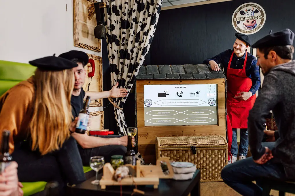 Qui veut gagner des Reblochons ?_Les Gets