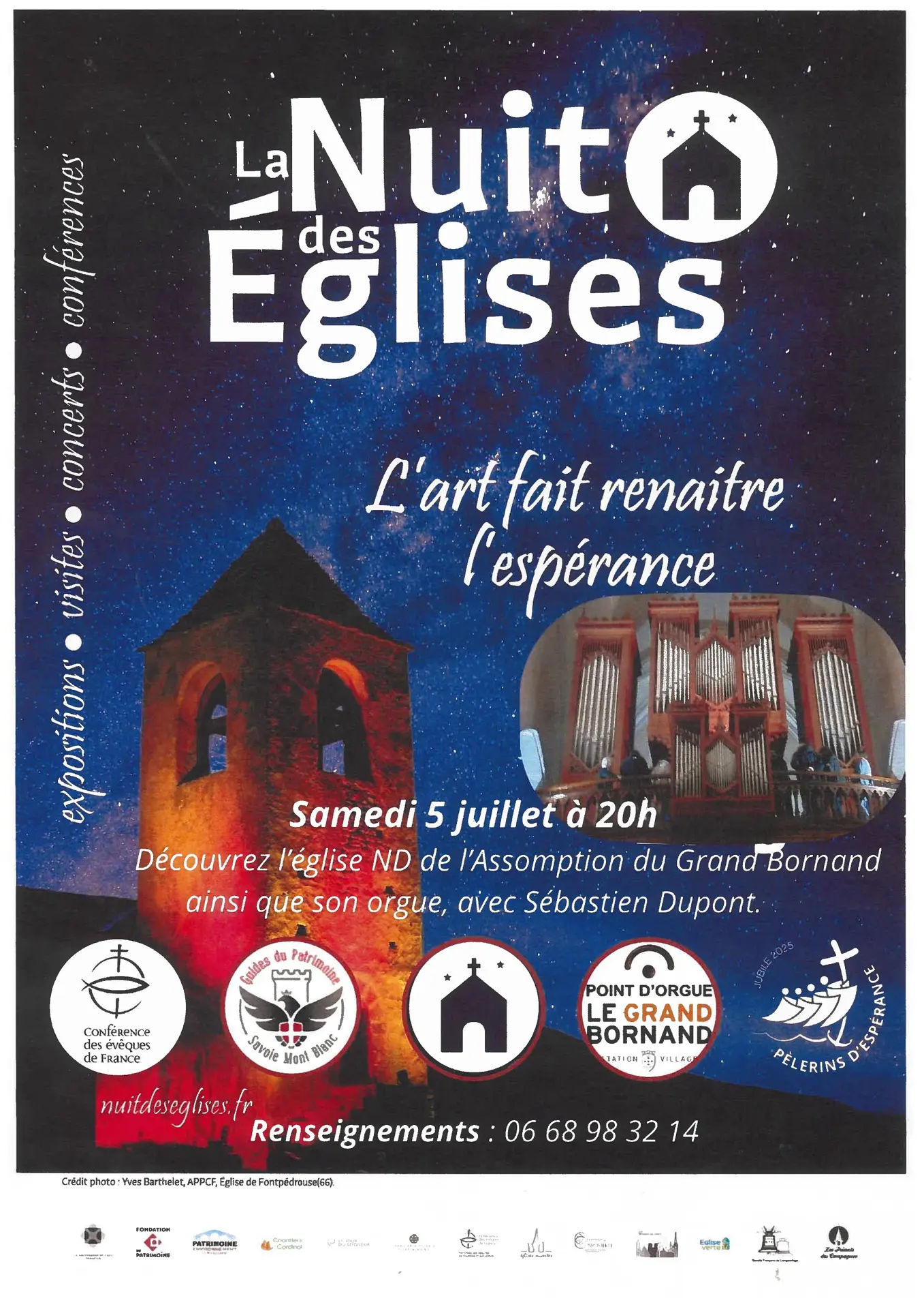 La Nuit des Eglises : visite de l'église et son orgue_Le Grand-Bornand