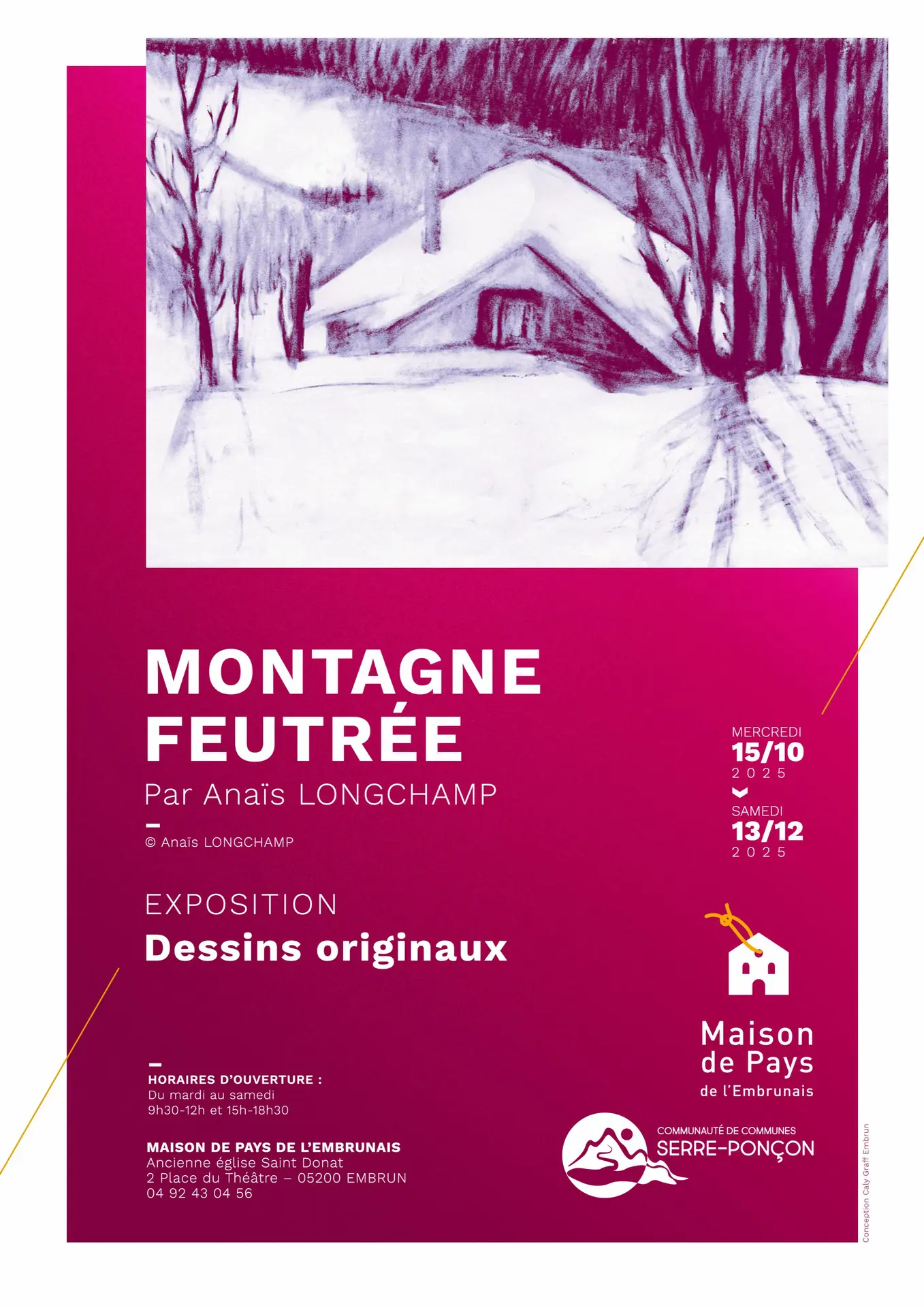 Montagne Feutrée - Exposition d’Anaïs Longchamp EMBRUN