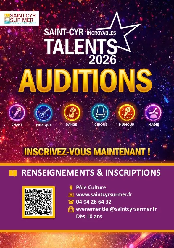 Auditions Saint Cyr a d'incroyables talents_Saint-Cyr-sur-Mer