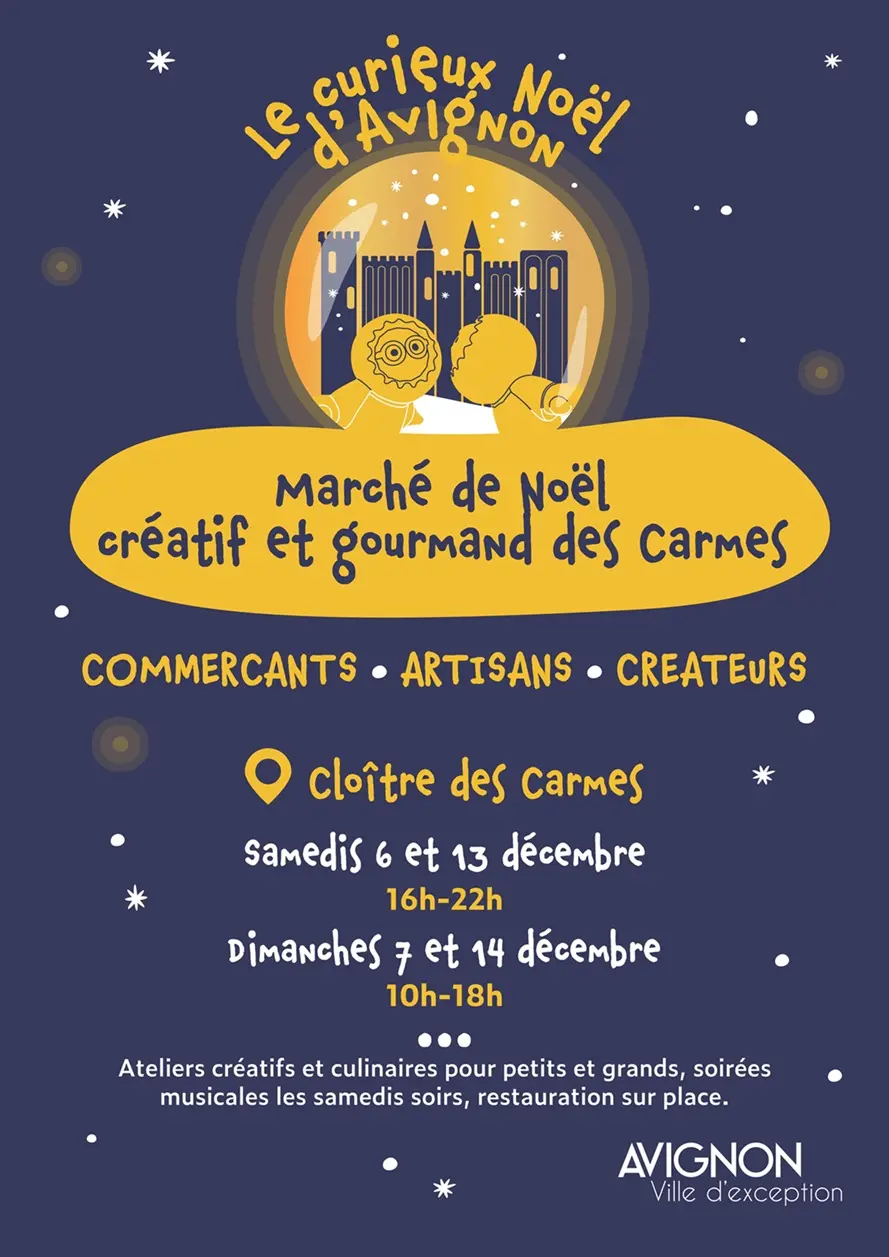 Marché de Noël créatif et gourmand des Carmes_Avignon