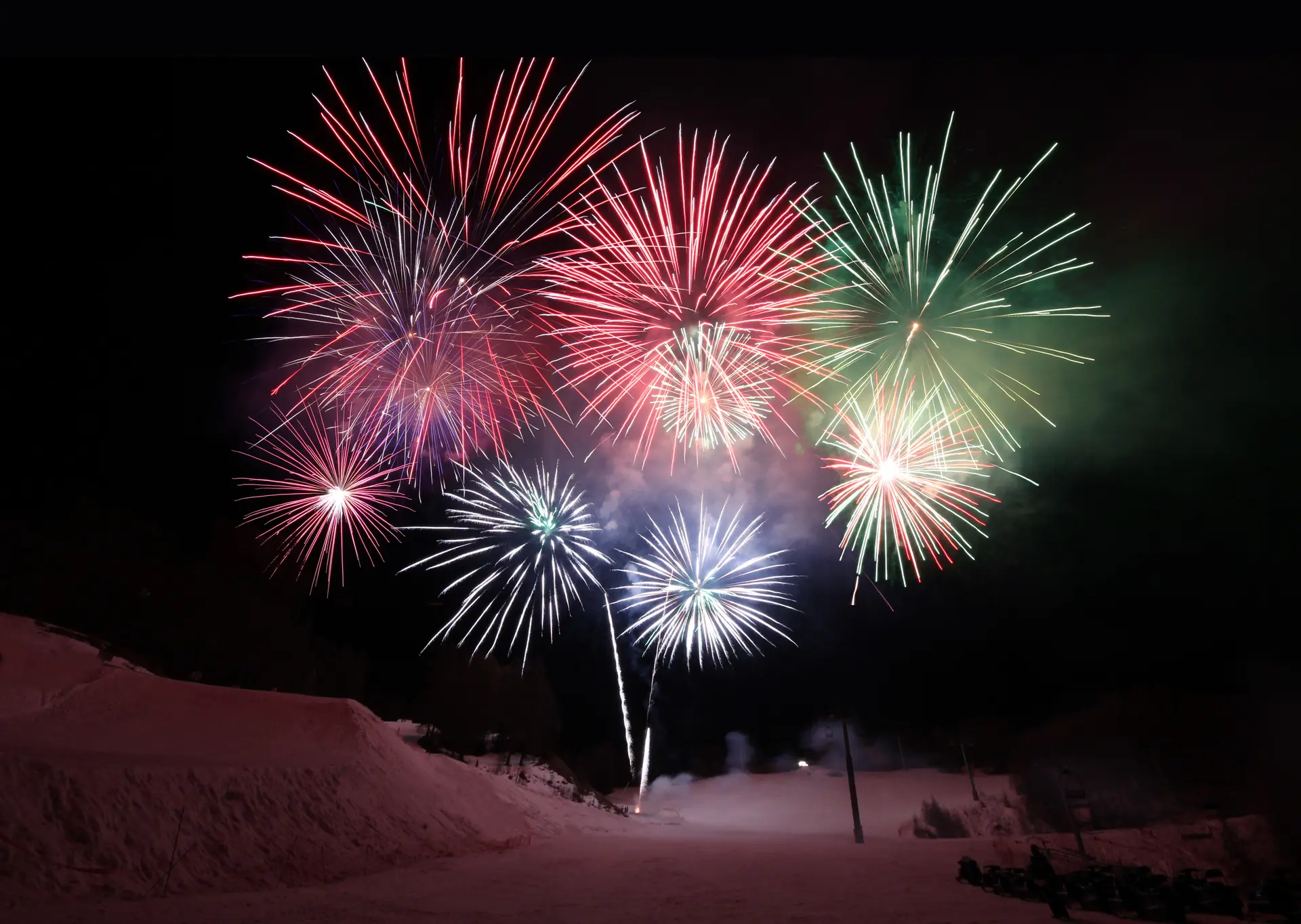 Grand feu d'artifice
