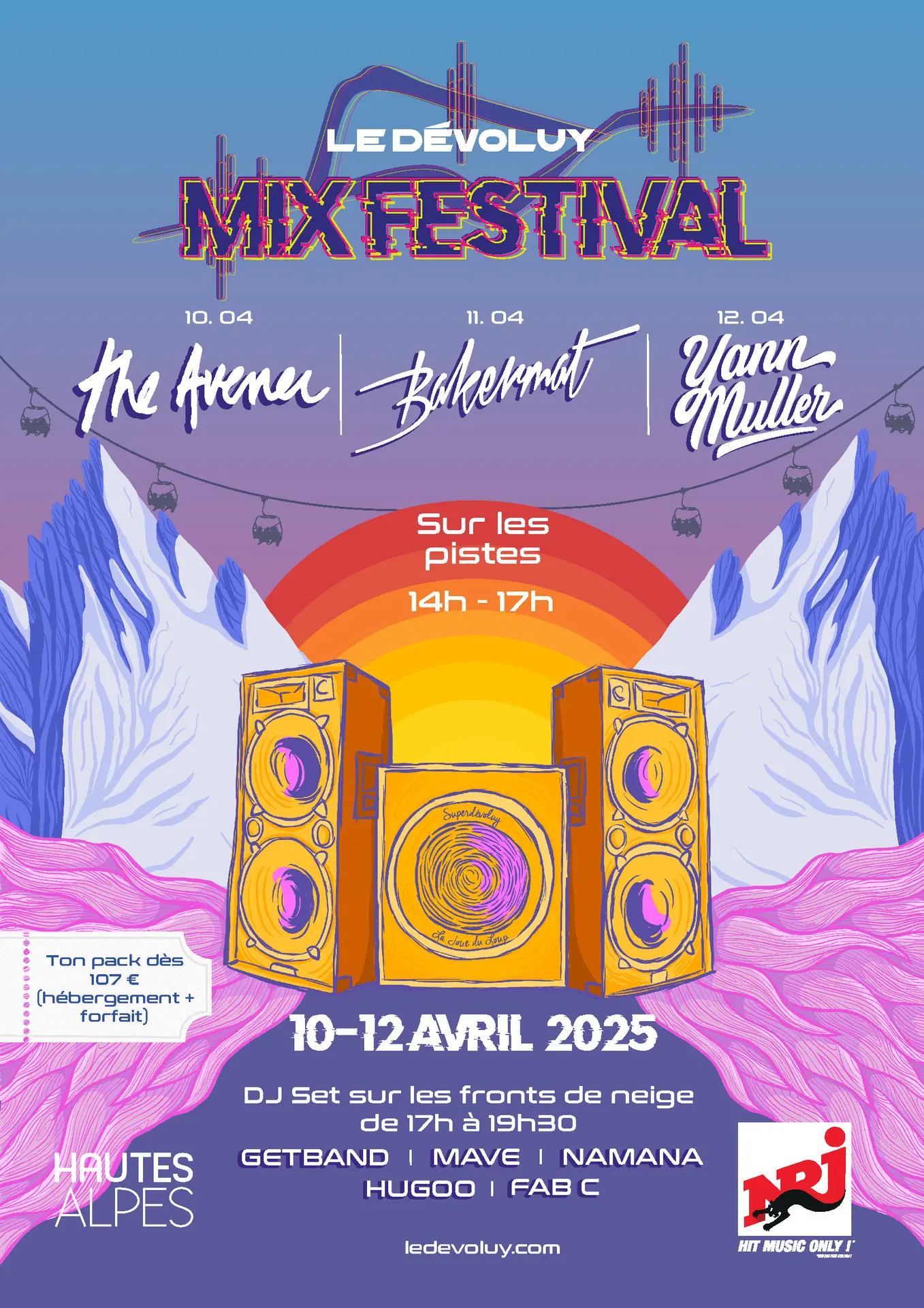 Affiche Le Dévoluy Mix Festival 2025