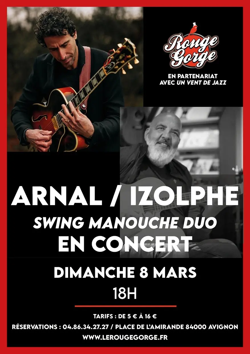 Arnal / Izolphe, swing manouche Duo_Avignon