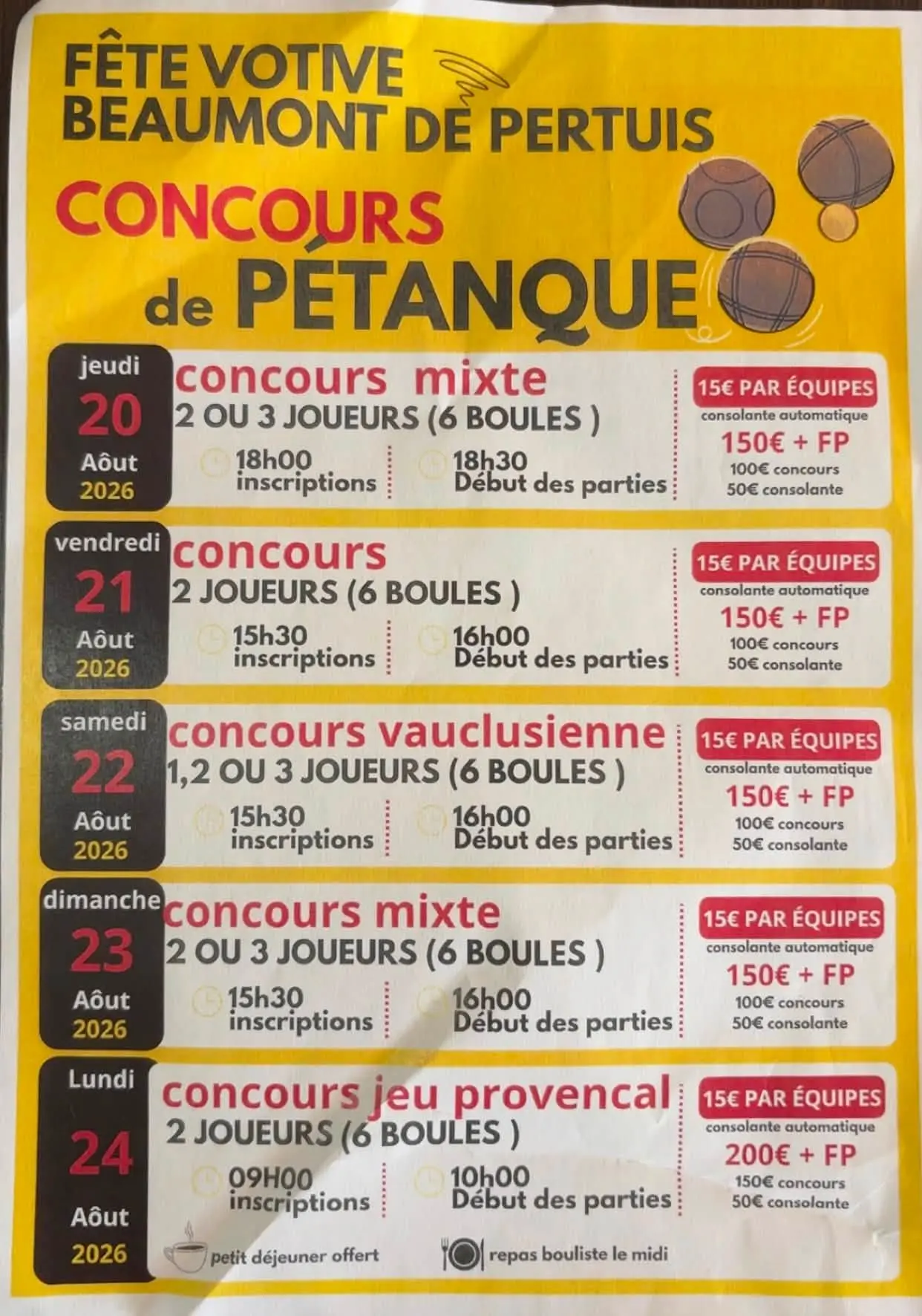 Fête du village à Beaumont de Pertuis_Beaumont-de-Pertuis