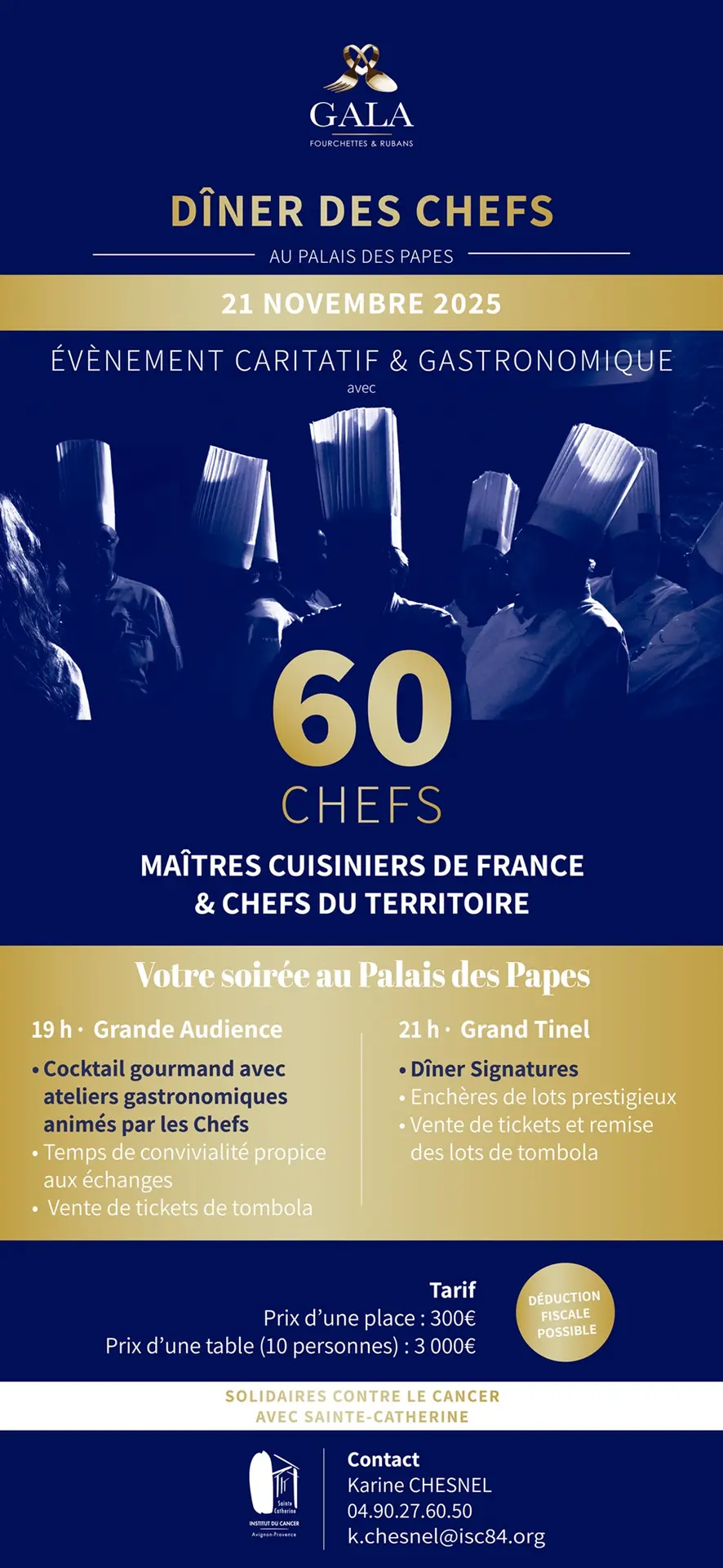 Gala Fourchettes & Rubans - Dîner des Chefs_Avignon