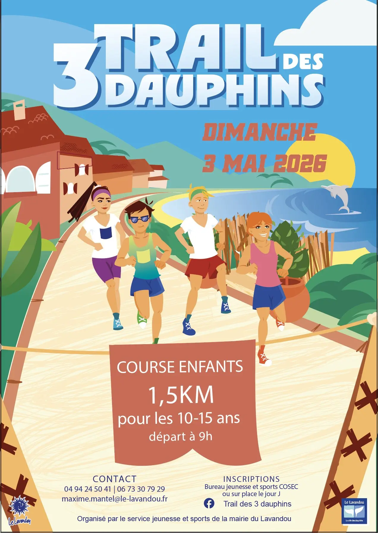 Trail des 3 Dauphins pour les enfants_Le Lavandou