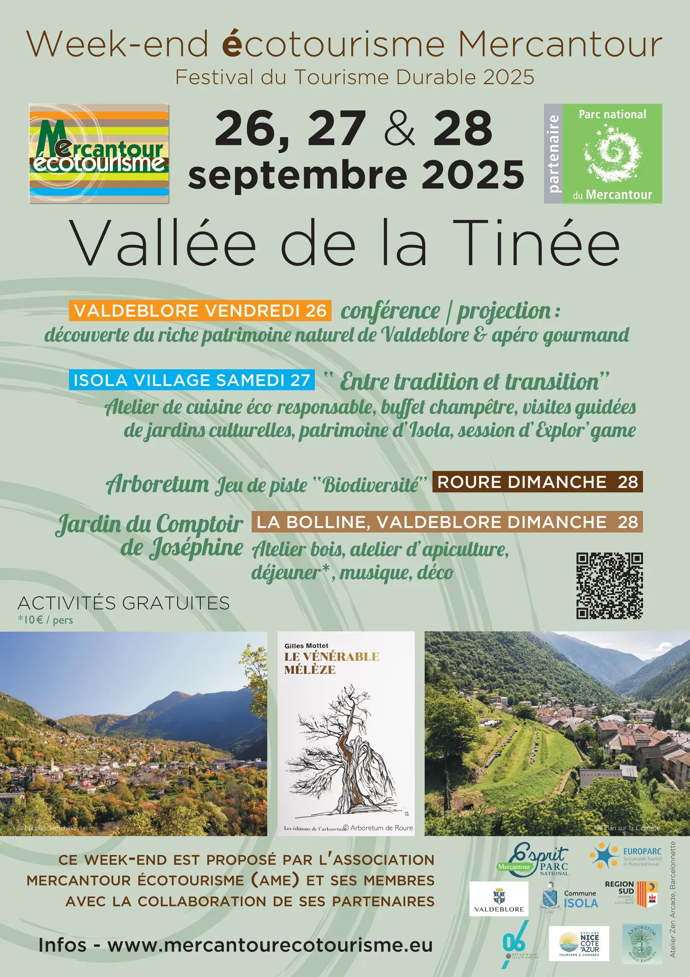 Affiche 6ème week-end écotourisme Mercantour Tinée