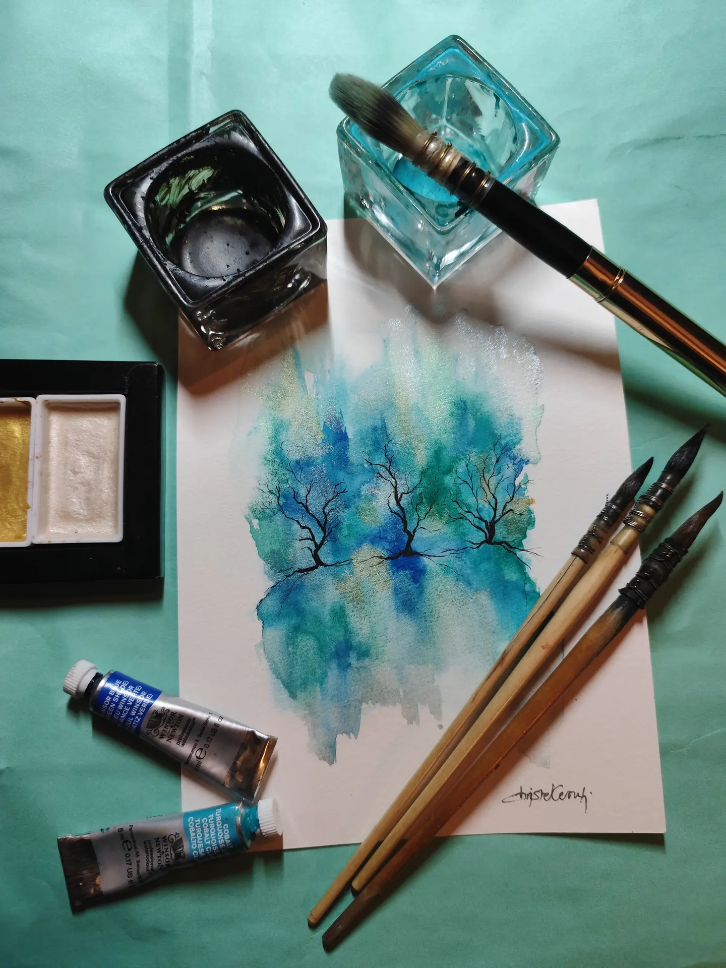 Créez vos œuvres d'aquarelles
