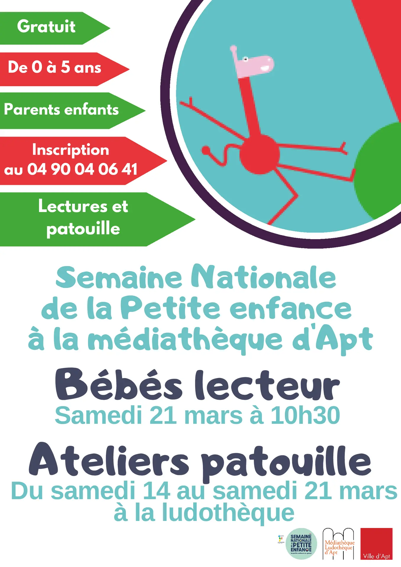 semaine de la petite enfance atelier patouille