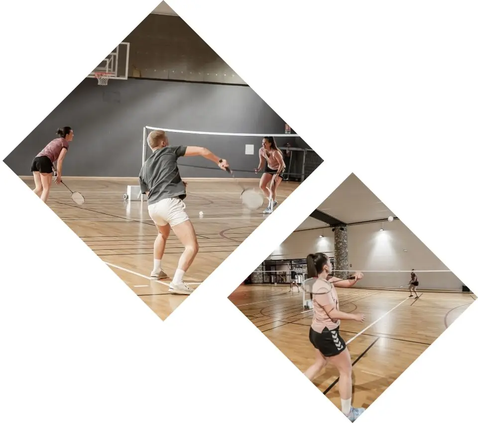 Photo paysage - Tournoi de badminton au Centre Aquasportif