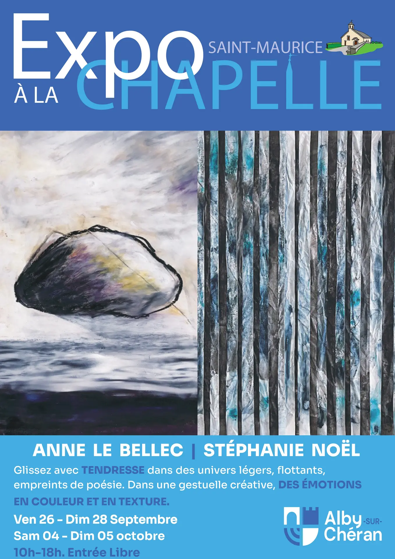 Exposition : Anne Le Bellec et Stéphanie Noel_Alby-sur-Chéran