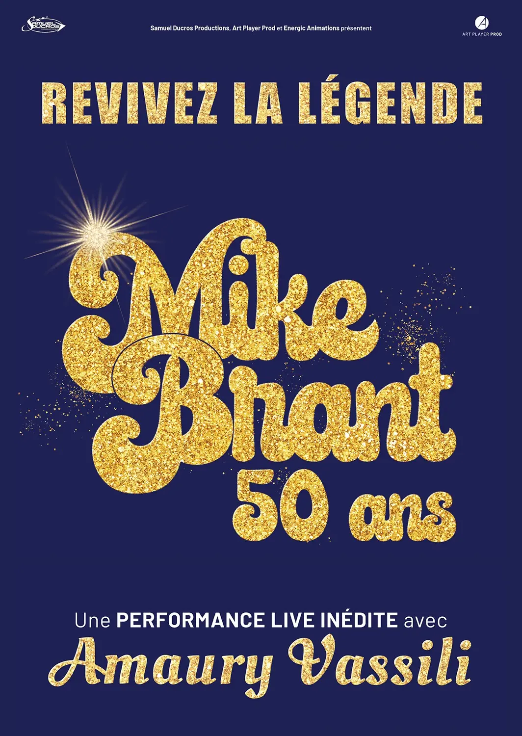 Affiche avec les informations sur le concert