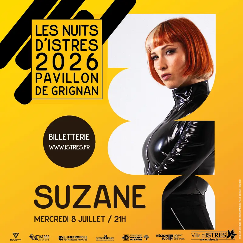 Affiche concert Suzanne aux nuits d'istres