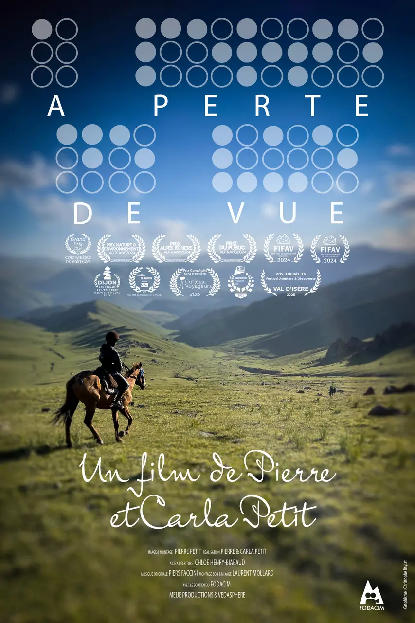 Cheval ; un film de pierre et carla petit : steppe : ciel bleu