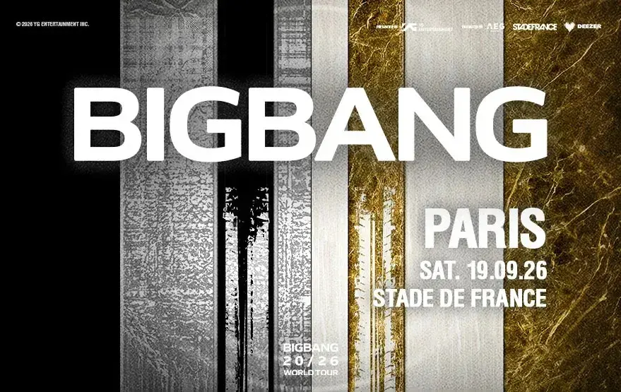 Concert de BigBang au Stade de France