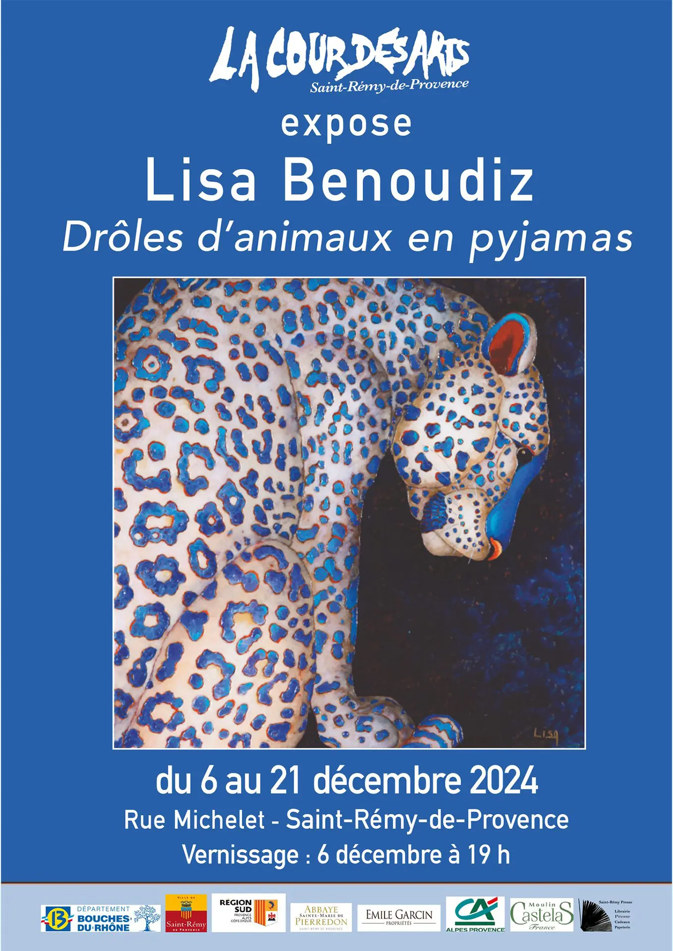 Exposition : Drôles d'animaux en pyjamas de Lisa Benoudiz_Saint-Rémy-de-Provence