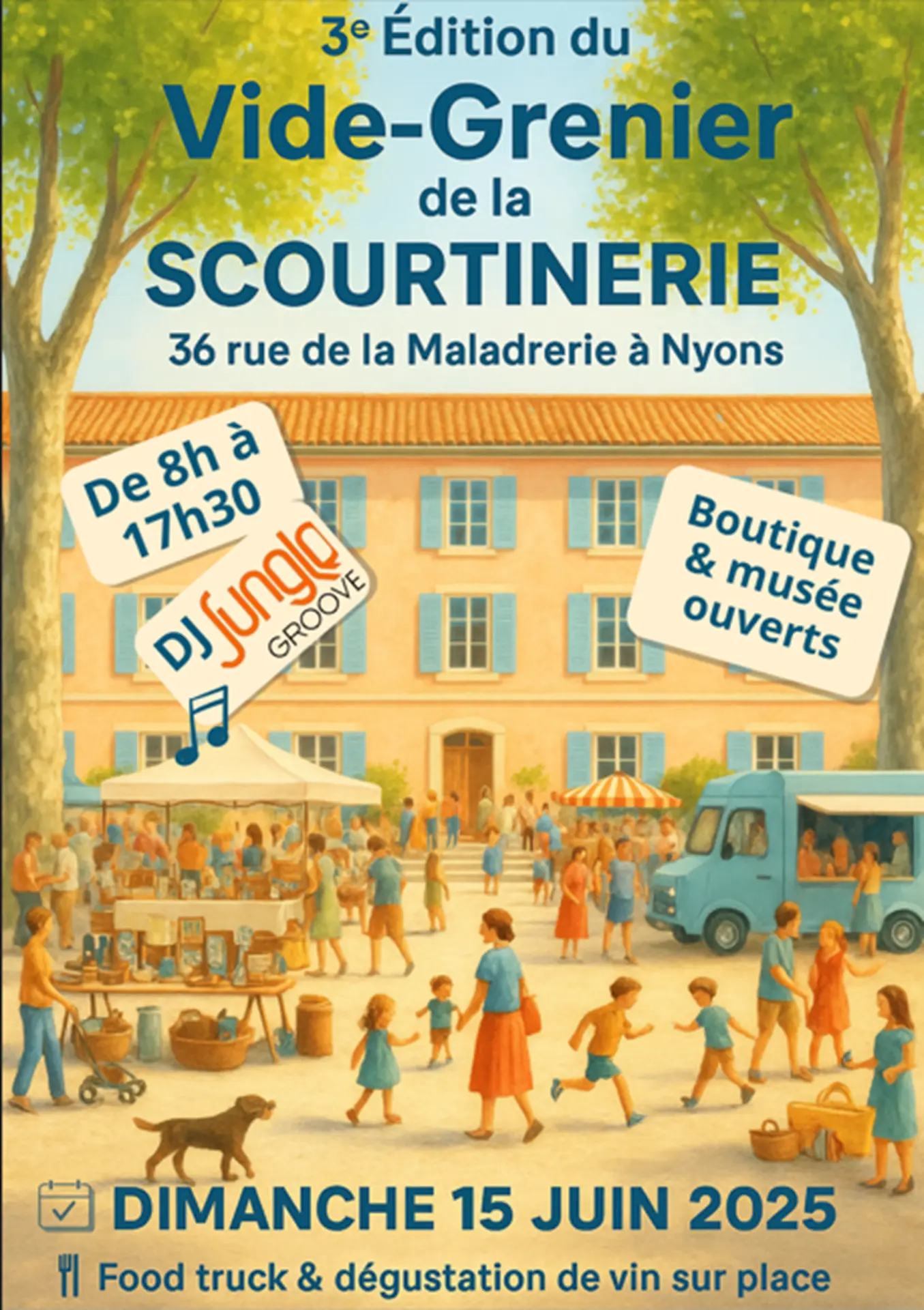 3ème édition du vide grenier de la scourtinerie_Nyons