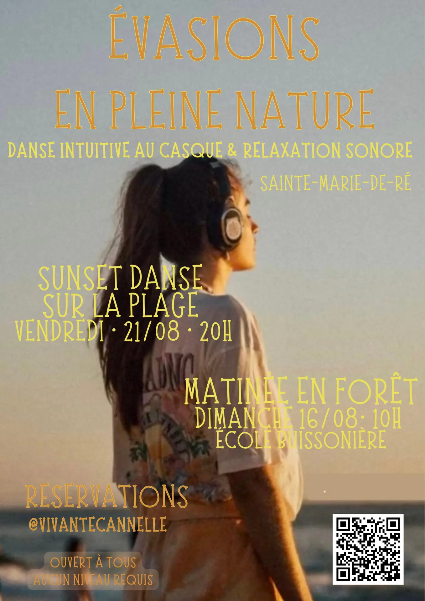 affiche évasions en pleine nature