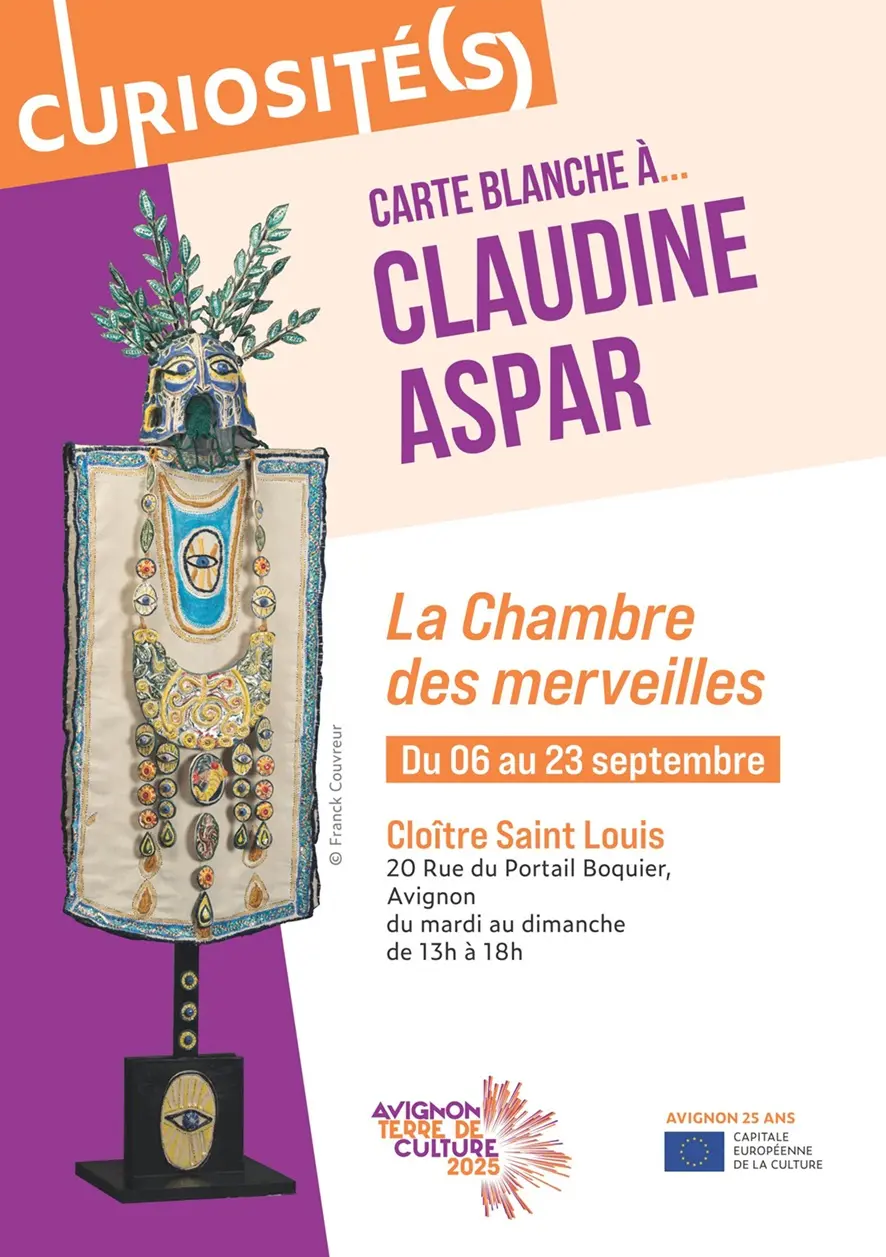 Carte blanche à ... Claudine Aspar – La chambre des merveilles_Avignon