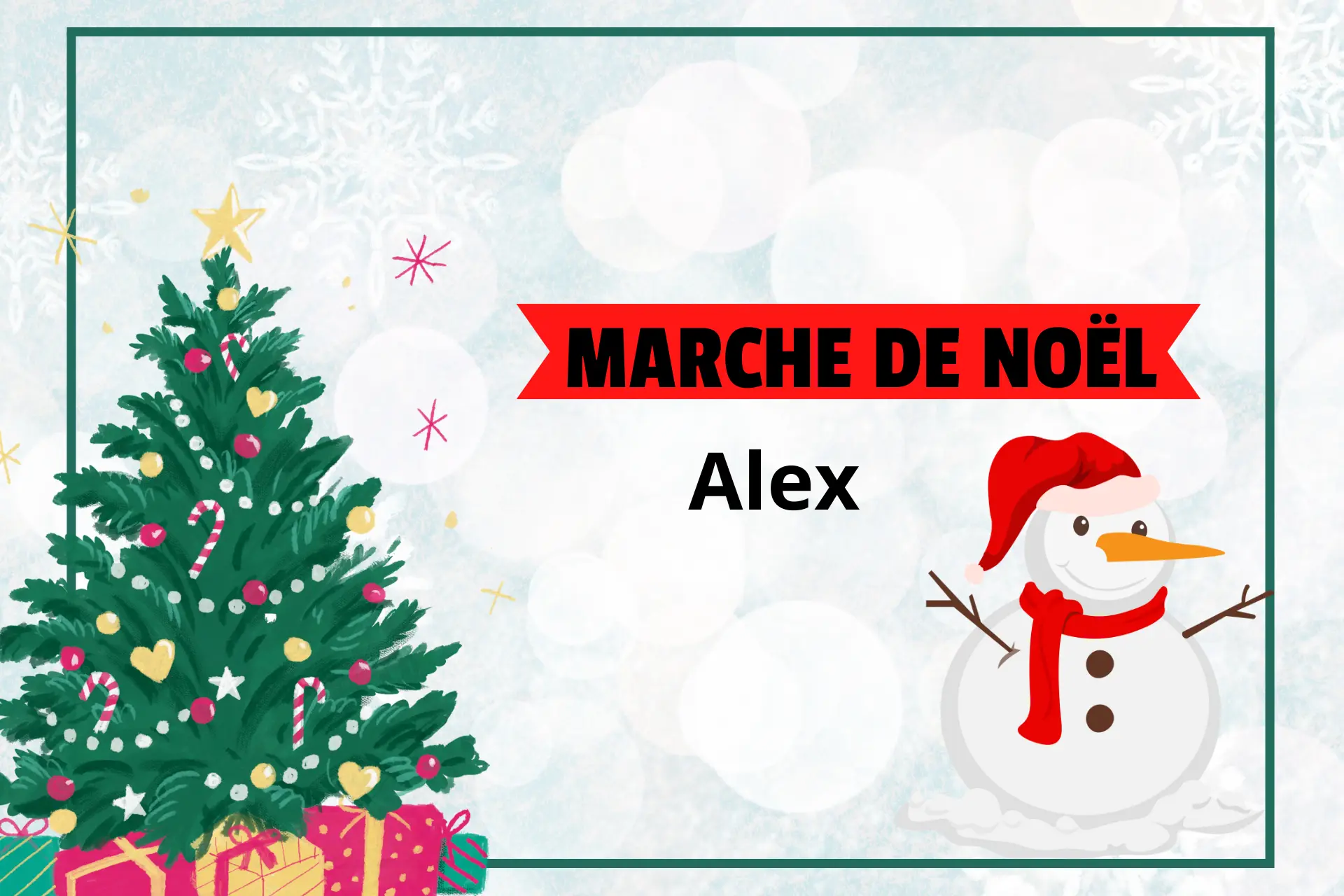Marché Noël - Alex