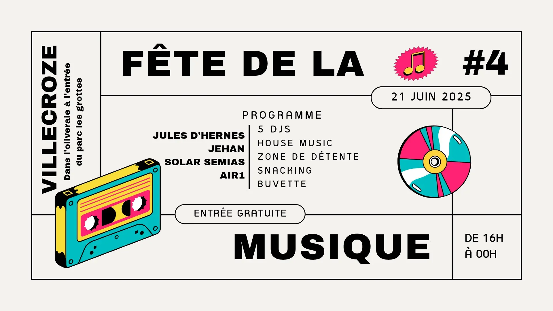 House Music avec 5 DJ